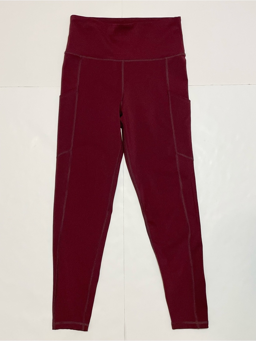 American Eagle AE The Everything Pocket Legging Maroon Burgundy Size Medium